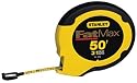 2 Pack Stanley 34-129 50' x 3/8" FatMax Long Tape Measure