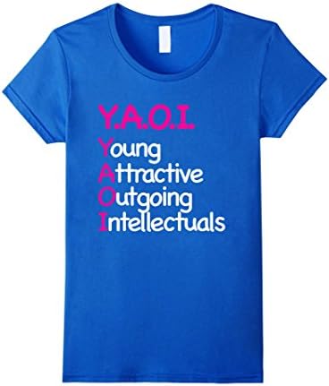 Women's Yaoi Shirt Small Royal Blue