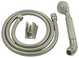 Satin Nickel Handheld Shower Spray Bathtub Faucet Kit