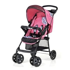 Hauck - Shopper 7 buggy in Dotty Pink