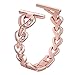 SHGM Bling Band Compatible Apple Watch Band 42mm 44mm iWatch Series 4, Series 3, Series 2, Series 1, Diamond Rhinestone Stainless Steel Metal Wristband Strap, (Rose Gold 42/44mm and Pink Diamond)