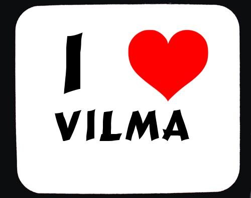 I Love Vilma custom mouse pad