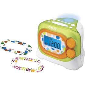 Crayola AM/FM Alarm Clock Radio with Night Light