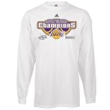 adidas Los Angeles Lakers White 2009 NBA Western Conference Champions On the Cusp Locker Room... 
