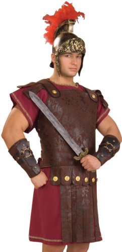 Adult Faux Leather Roman Costume Body Armor  