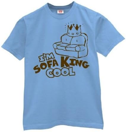 I'm Sofa King Cool T-Shirt-Mens-Light Blue-XX-Large