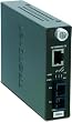 TRENDnet Intelligent 10/100Base-TX to 100Base-FX Single Mode SC Fiber Converter (30KM, 18.6 Miles) TFC-110S30i