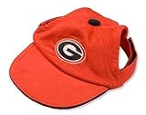 Sporty K9 Collegiate Georgia Bulldogs Dog Cap, Large