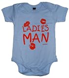 Ladies Man' Baby blue Bodysuit in 0-6months