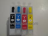 T126120-BCS T126 126 refillable ink cartridges for Epson stylus NX430 workforce 435 520 545 630 all in one AIO inkjet printer