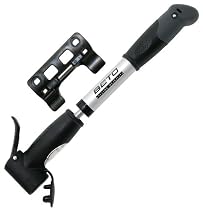 Beto Dual Action Alloy Mini Bike Pump with Gauge