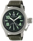 Akribos XXIV Men's AKR407GN Scouter Green Quartz Canteen Watch