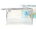 Sealike Waterproof Clear Transparent PVC Cosmetic Organizer Bag for Travel with Stylus (Silver)