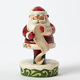 Jim Shore for Enesco Rudolph Traditions by Santa Personality Pose Figurine, 3.5-Inch