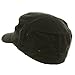Washed Cotton Fitted Army Cap-Black W32S34E (S/M)