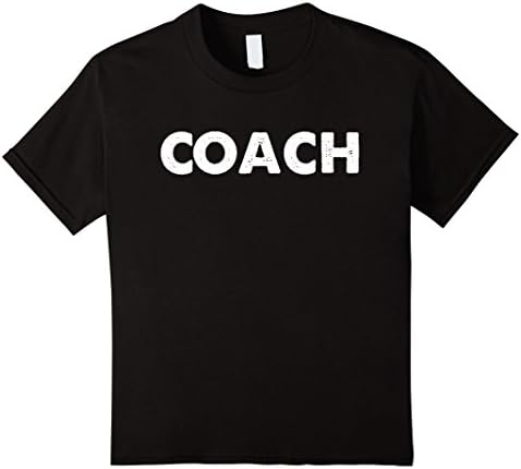 Kids Coach Football Team Practice Jersey Staff Gear T-shirt Shirt 8 Black