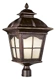 Bel Air Lighting PL-5425 AR-NO Antique Rust Outdoor Post Top Light