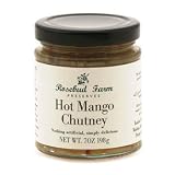 Hot Mango Chutney - 7 oz/198.5 gr by Rosebud Farm, England.