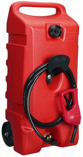 Moeller DuraMax Flo n'go LE Fluid Transfer Pump and 14-Gallon Rolling Gas Can