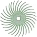 Scotch-Brite Radial Bristle Disc Thin Bristle, 35000 rpm, 3/4 Diameter, 1 Micron Grit, Light Green (Pack of 48)