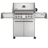 Napoleon PRO500RSIBPSS Prestige Propane Grill with Rear and Side Infrared Burner Stainless Steel Doors and Lid