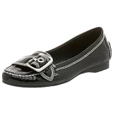 Franco Sarto Womens Kody Flat,Black Patent,8.5 M