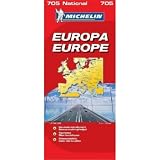 Europa: Nationalkarte - Bundesfernstra&szlig;ennetz, Tourismus, Ortsverzeichnis (Michelin Nationalkarte) - 