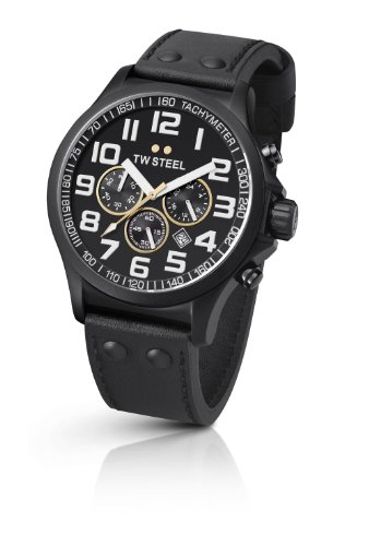 TW Steel Sonder-Edition Herren-Armbanduhr XL Ceo Pilot Chronograph Leder TW-678 Preisvergleich