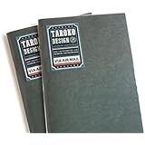Taroko Design Tomoe River Regular Size Notebook, 2-Pack, GRAPH, Cream