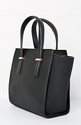 DAILYLOOK Women's, DAILYLOOK Madison Mini Winged Tote, black, One Size