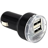 Eiegrtec High Output Dual USB Port Car Charger for iPad ipad 2 HTC EVO 4G T ....