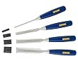 Irwin Marples M444/S4 4-Piece Blue Chip Bevel Edge Woodworking Chisel Set