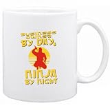 Business Owner by day, ninja by night Occupations Mug (White, Ceramic, 11oz.) Business Owner by day, ninja by night Occupations Mug (White, Ceramic, 11oz.)