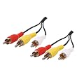 Bulk CABLE-521 C�ble 3 RCA Male vers 3 RCA Male