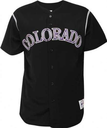 Buy Colorado Rockies Alternate Black MLB Replica Jersey