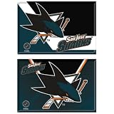 SAN JOSE SHARKS OFFICIAL LOGO MAGNET SET