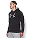 Under Armour Men's Storm Armour Fleece Big Logo Hoodie, Black (002)/Steel, Medium