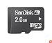 SanDisk Micro Secure Digital 2 GB Memory Card (SDSDQ-2048-A11M) Retail Package