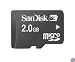 SanDisk Micro Secure Digital 2 GB Memory Card (SDSDQ-2048-A10M) Retail Package