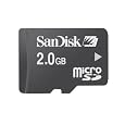 SanDisk 2GB microSD�J�[�h SD�A�_�v�^�t �o���N�i �T���f�B�X�N