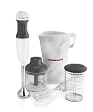 KitchenAid 3-speed Immersion Blender, White