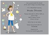 Babycentric Boy Baby Shower Invitations - Set of 20