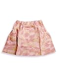 Wild Mango - Girls Camo Cargo Skirt, Rosebud/ Tan