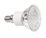 LED Lampe Leuchte Strahler E14 1,1W 21 LEDs 230V Warmwei� 75 Lumen