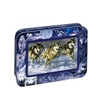 Wolves in Winter 12 Note Cards in a Tin Tree-Free