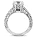 14K White Gold Round Cut Diamond Semi-mount Engagement Setting (0.75ct.tw, HI Color, SI2-3 Clarity) image 1