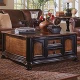 Storage Cocktail Table by Hooker Furniture - Black Rub-through finish (864- ....