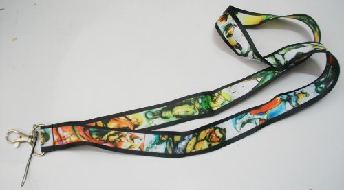 Street Fighter Ryu Chun-Li Key Chain Holder Lanyard Strap