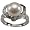 Sweet Heart Shaped Cubic Zirconia Ribbon White Cultured Pearl Platinum Overlay Sterling Silver Ring (Size 6)