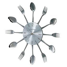 Spoon and Fork Wall Clock